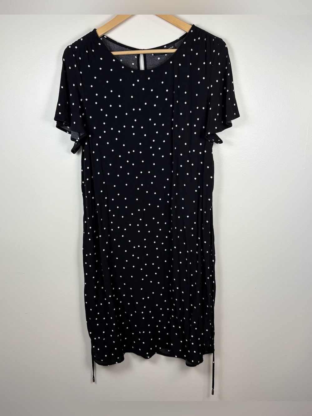 Love & Legend Women’s Black White Polka Dot Dress Size 18 Keyhole Back Plus